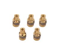 Generic Adaptateurs de Pointe de Diffuseur de Gaz, Consommables de Soudage MIG en Laiton de Haute qualité pour Pistolets Série M-10 M-15 2 Pièces (5PCS)