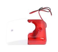 Generic Alarme Sonore Filaire, Lumière Clignotante, Sirène de sécurité Fiable pour Systèmes de sécurité Domestique, Légère, 220V