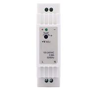 Generic Alimentation de Commutation sur Rail DIN DR-15, Alimentation de Sortie PWM Durable 15W 5V 3A pour Systèmes de Contrôle Industriels D'armoire de Commande