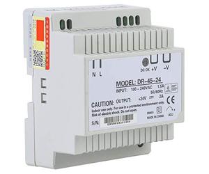 Generic Alimentation sur Rail Din DR-45-24 45W à Sortie Unique 24V, Alimentation à Montage sur Rail pour équipement et Instrument D'éclairage