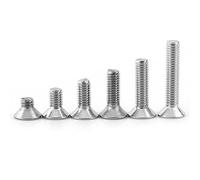 Generic Assortiment de Vis à Douille Hexagonale M3, 300 Pièces, pour Usage Domestique et de Bureau, Attaches à Tête Plate en Acier Inoxydable dans une Boîte en Plastique