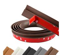 Generic Bande De Transition Bande De Recouvrement De Sol En Vinyle | Bande De Transition De Plancher Auto Adhésive PVC Pour Jonction Parquet Carrelage, Hauteur 10-15mm