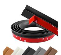 Generic Bande De Transition Bande De Recouvrement De Sol En Vinyle | Bande De Transition De Plancher Auto Adhésive PVC Pour Jonction Parquet Carrelage, Hauteur 10-15mm