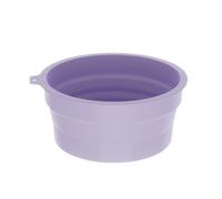 Generic Bassin de Lavage Pliable Bassine Portable Bac à Glaçons Panier de Lavage Multifonction Fabriqué En Silicone Souple Adapté Au Rangement Cuisine, Violet