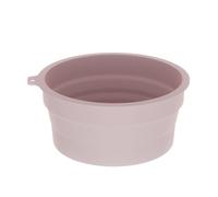 Generic Bassin de Lavage Pliable Bassine Portable Bac à Glaçons Panier de Lavage Multifonction Fabriqué En Silicone Souple Adapté Au Rangement Cuisine, Rose