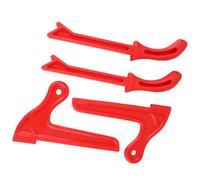Generic Bâtons Poussoirs de sécurité pour Menuiserie, 4 Pièces, Conception à Prise Confortable pour les Menuisiers, Matière Plastique Durable, Options Orange et Rouge (rouge)