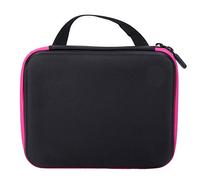 Generic Boîte à Broderie Diamant, Mallette de Rangement Compartimentée Durable pour Bijoux et Essentiels, Noire, 30 Emplacements, 22x17.5x7cm (Rose rouge)