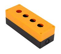Generic Boîte de Commutation étanche BX4 22mm, Boîte de Commande ABS Durable pour Indication de Signal de Champ, Couleur Jaune/blanc, 1 unité (YELLOW)