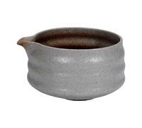 Generic Bol à Matcha En Céramique, Tasse à Artisanale, Bol Mélangeur pour Artisanal, Blanc