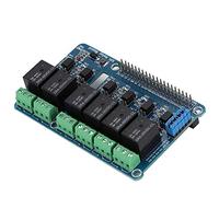Generic Boucliers de Relais à 6 Canaux de Haute qualité, Isolation Optocoupleur pour B+/2B/3B 5A 250 V AC/30 V DC, Télécommande, Courant Fort, PCB Durable 9,1 X 5,9 X 3 cm.