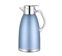 Generic Bouilloire Portable Isotherme En Acier Inoxydable, Type Carafe sous Vide, 2,3 L, Idéale pour Le Bureau, Les Cafés, Le Thé, et Plus Encore, Bleu