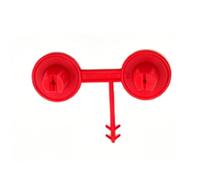 Generic Buses de Pistolet de Pulvérisation de Mousse PU, 10 Pièces Rouges pour Une Utilisation Polyvalente au Plafond Vertical et Horizontal (Paquet de 10)