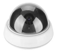 Generic Caméra Factice Simulation Réaliste avec Lumière LED Clignotante pour Supermarchés et Bureaux Matériau ABS 12,5 Cm