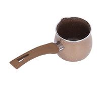 Generic Casserole à Lait Antiadhésive 8cm, Mini Marmite en Aluminium pour café, Beurre, Chocolat, Camping (Café)