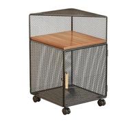 Generic Chariot à Livres Roulant avec Roulettes, Chariot Utilitaire, Bac de Rangement, Organiseur de Dossiers sous Bureau