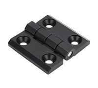 Generic Charnière à Ressort en Alliage de Zinc à Double Compression, unité de Montage à Vis, Dispositif d'activité de Porte pour Portes D'armoires, Noir 58x58mm (47 * 50mm)
