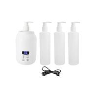 Generic Chauffe-bouteille Huile de Massage Chauffe-crème Distributeur Chauffe-flacon Électrique Multifonction avec Réglage Température Adapté pour Spa Beauté, blanc