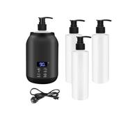 Generic Chauffe-bouteille Huile de Massage Chauffe-crème Distributeur Chauffe-flacon Électrique Multifonction avec Réglage Température Adapté pour Spa Beauté, Noir