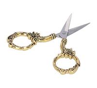 Generic Ciseaux à Fleurs Vintage, Ciseaux à Broder élégants, Parfaits pour les Travaux D'aiguille et L'artisanat, Acier Inoxydable, Lame de 3,5", 1 Pièce (GOLD)