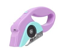 Generic Ciseaux électriques sans Fil, Coupeur Rechargeable à Grande Vitesse pour L'artisanat et L'emballage de Tissu en Cuir de 6mm et de Tapis de 3mm