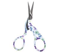 Generic Ciseaux Vintage en Acier Inoxydable avec Poignée en Forme de Fleur pour L'artisanat de Couture et les Projets de Bricolage Durables 3,54 X 1,57 Pouces (Porcelaine Bleue et Blanche)