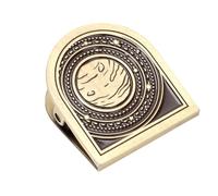 Generic Clip pour Carnet de Notes Vintage, Design gravé Robuste pour Journaux Intimes, Carnets de Croquis, Alliage de Zinc, 1 unité (Type A)