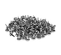 Generic Clous de Pieds en Laiton, Rivets Champignons pour L'artisanat du Cuir, Sac à Main et Sac à Main, Accessoires de Bricolage, 200 Pièces