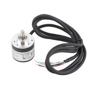 Generic Codeur Rotatif Incrémental 600 P/r, AB 2 Phases NPN Collecteur, Arbre 6 Mm | Alimentation DC5-24V, Fréquence de Réponse 0-20KHz, Câble de 1,5 M, pour la Mesure de Déplacement et L'automatisation