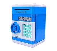 Generic Coffre-Fort Numérique pour Pièces de Monnaie, Tirelire électronique Amusante, Boîte de Rangement d'argent ATM pour Enfants, Matériau ABS Durable (Blue)