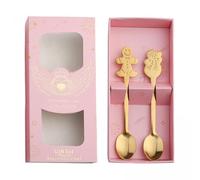Generic Coffret de 2 Couverts de Fête, Cuillères En Acier Inoxydable avec Coffret Cadeau pour événements