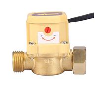 Generic Commutateur de Débit D'eau à Filetage G1/2-G1/2, Capteur de Débit Réglable Haute Performance pour Chauffe-eau Domestiques et Systèmes D'eau Solaires, Matériau en Acier Inoxydable 220V