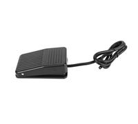 Generic Commutateur de Pédale de Contrôleur de Pied momentané Antidérapant Durable 250VAC 10A pour Machines Industrielles Noir (Longueur de ligne 1 mètre)