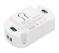 Generic Commutateur WiFi Intelligent, TéléCommande Marche/arrêt avec Commande Vocale pour Appareils Ménagers et éclairage, Mini Design, Matériau ABS