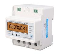 Generic Compteur D'énergie Intelligent WiFi, Télécommande Fiable, Tension, Courant, Facteur de Puissance pour Systèmes Monophasés à Deux Fils avec Installation sur Rail Din