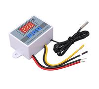 Generic Contrôleur de Température Numérique, Thermostat électronique avancé, Interrupteur de Refroidissement de Chauffage Précis pour Climatisation, Matériau ABS, Sonde étanche, 1 unité (12V)