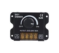 Generic Contrôleur de Variateur LED sans Fil, luminosité Réglable pour la Maison, Bar KTV 5V-24V DC, Bande Lumineuse, Télécommande