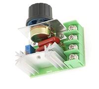 Generic Contrôleur de Vitesse de Moteur AC 50-220 V 2000 W 25 A de Haute qualité pour Moteur AC Réglable et Gradation de la Lumière, Variateur monophasé pour Appareils Ménagers et Usage Industriel