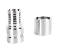 Generic Coupleur à Came et Rainure de Tuyau, Connecteur Rapide Mâle de Type E en Acier Inoxydable 304 Durable pour Systèmes Hydrauliques 1.5 Pouces