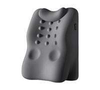 Generic Coussin de Lecture Soutien Dos Oreiller En Mousse à Mémoire Ergonomique Housse Légère En Soie de Lait Tissu Respirant Adapté pour Adultes sur Lit Can, Gris Foncé