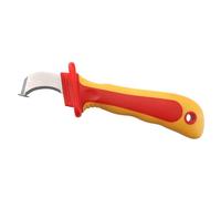 Generic Couteau de Démontage 1000V Couteau à Dénuder les Câbles Isolés pour électricien Compact 1 Pièce