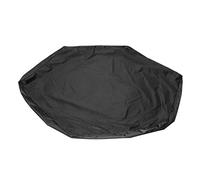 Generic Couverture de Bac à Sable Hexagonale de Protection Solaire, Couverture de Piscine Solide et Résistante aux Déchirures, pour la Protection de la Piscine de Jardin, 55,1x47,2x7,9 Pouces (Black)