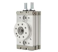Generic Cylindre D'air Pneumatique Rotatif Réglable, Durable de 0 à 190 Degrés pour Usage Industriel, Alliage D'aluminium étanche, 1 unité (MSQB-10A)