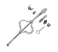 Generic Déboucheur Flexible avec Foret, Outil de Débouchage Manuel En Acier, Fonction de Nettoyage, Adapté Aux Canalisations de Salle de Bain, Lames Multi-usages