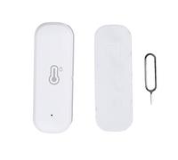 Generic Détecteur de Température et d'humidité, Télécommande sans Fil pour Bureaux, Entrepôts, Magasins, Plastique Durable, 1 unité (#1)