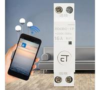 Generic Disjoncteur WIFI, Commutateur de Télécommande Intelligent avec Plusieurs Protections pour la Domotique, 1P AC230V (1P 16A)