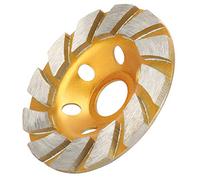 Generic Disque de Meulage segmenté Diamant 100 Mm avec Bords Lisses pour Polir la Pierre et la Céramique