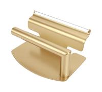 Generic Distributeur de Film de Mise en évidence Professionnel avec Coupe Intégrée, Résistant à la Chaleur, pour Salons de Coiffure et Usage Domestique, Conception en Acier Inoxydable (GOLD)