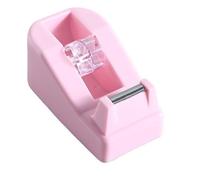 Generic Distributeur de Ruban Adhésif de Bureau, Coupe-ruban en Plastique Pratique et Robuste pour le Bureau, Diamètre D'arbre de 0.79 Pouces (PINK)