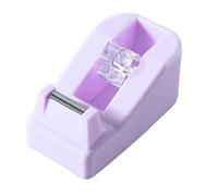 Generic Distributeur de Ruban Adhésif de Bureau, Coupe-ruban en Plastique Pratique et Robuste pour le Bureau, Diamètre D'arbre de 0.79 Pouces (PURPLE)