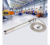 Generic Échelle Linéaire à Lecture Numérique 300 Mm, Haute Précision pour Moulin à Tour avec Profil en Aluminium Durable et Tête en Alliage de Zinc